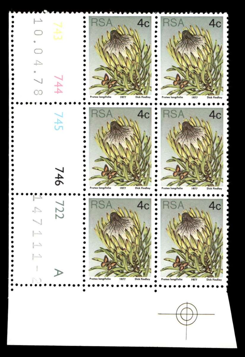 RSA 1978/04/10 3rd Definitive Issue 4c Cyl 743 744 745 746 722 A
