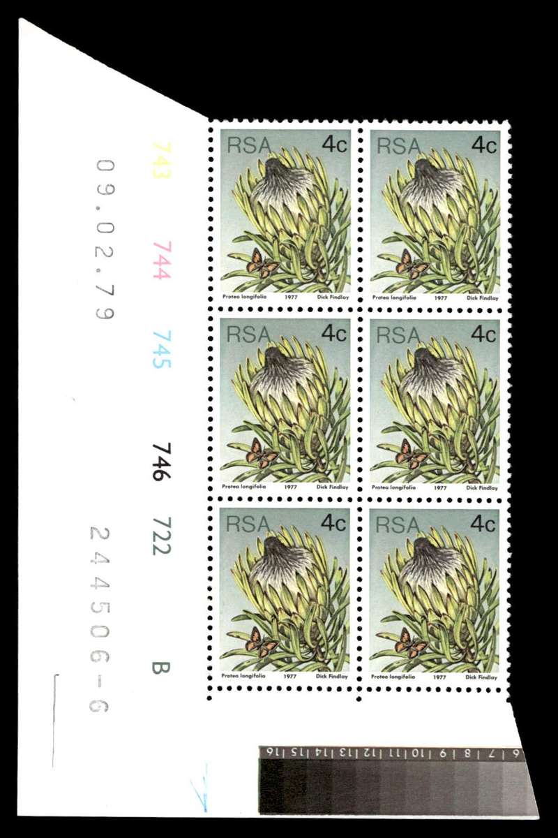 RSA 1979/02/09 3rd Definitive Issue 4c Cyl 743 744 745 746 722 B