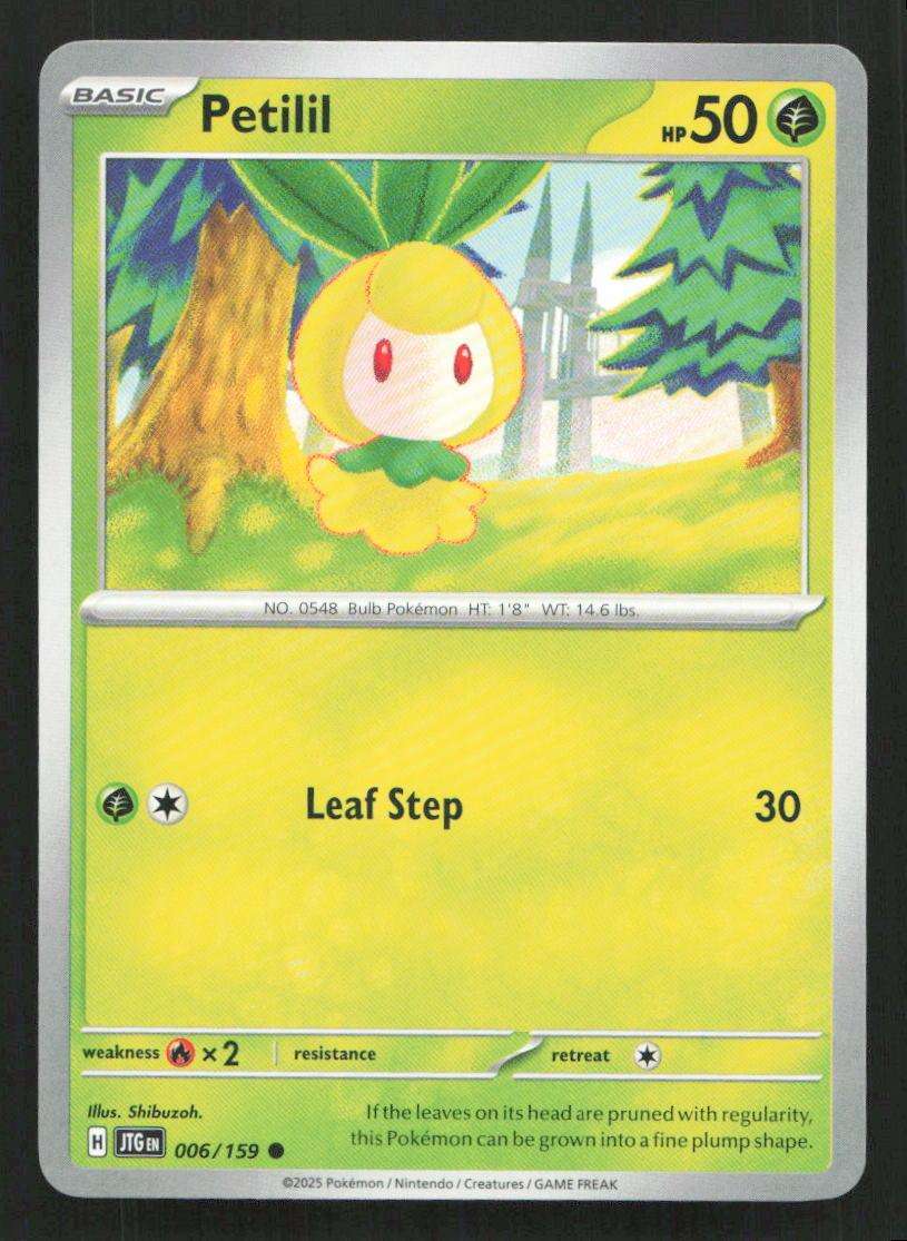 2025 Pokemon / Nintendo / Creatures / GAME FREAK Petilil - SV09: Journey Together