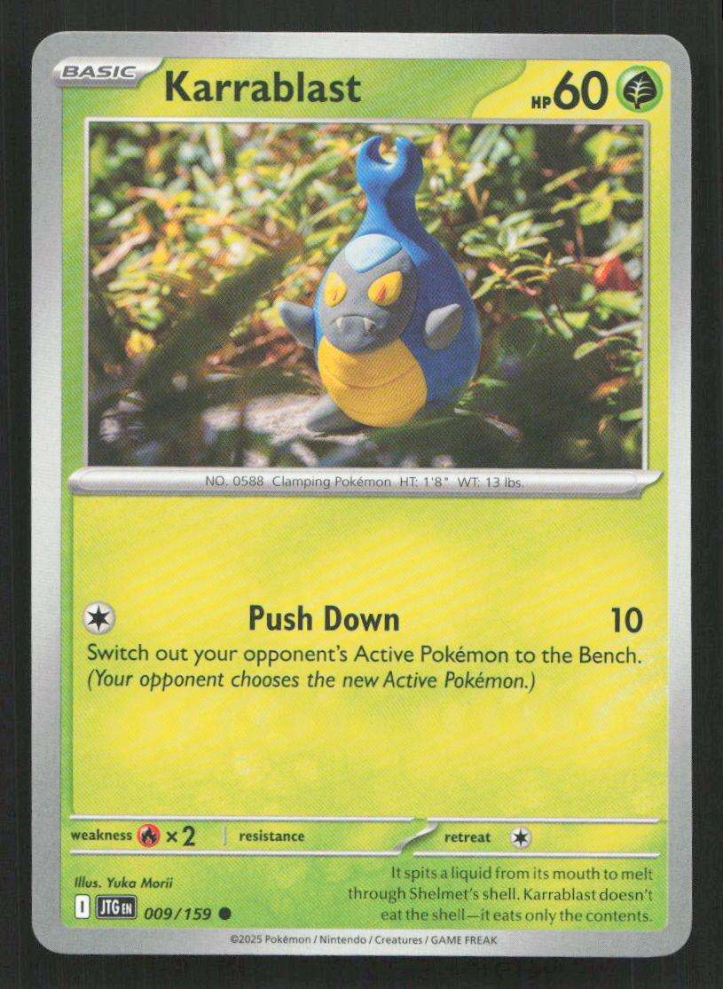 2025 Pokemon / Nintendo / Creatures / GAME FREAK Karrablast - SV09: Journey Together