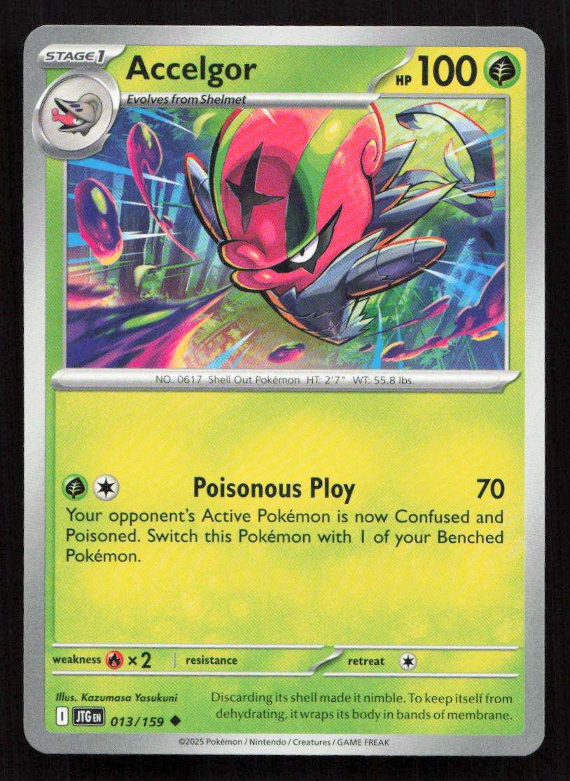 2025 Pokemon / Nintendo / Creatures / GAME FREAK Accelgor - SV09: Journey Together