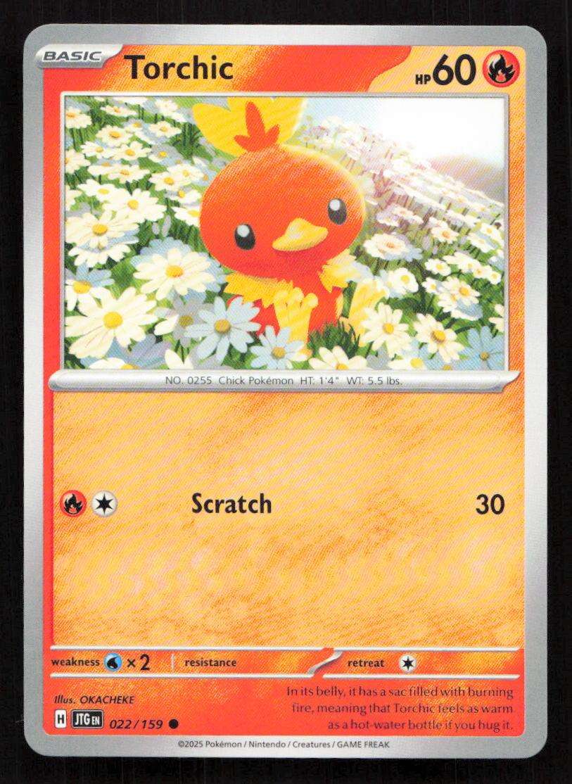 2025 Pokemon / Nintendo / Creatures / GAME FREAK Torchic - SV09: Journey Together