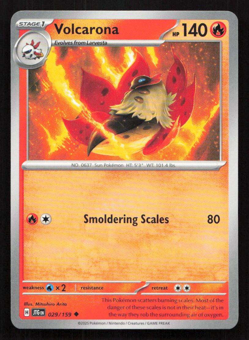 2025 Pokemon / Nintendo / Creatures / GAME FREAK Volcarona - SV09: Journey Together
