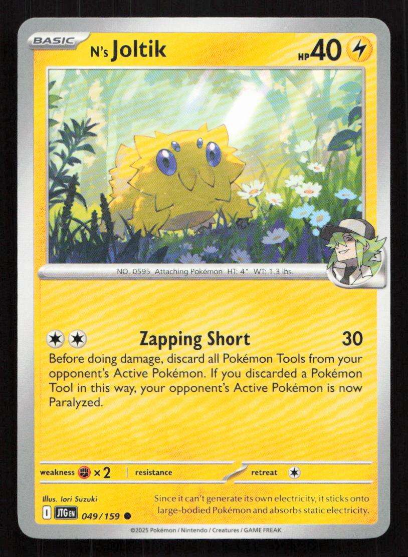 2025 Pokemon / Nintendo / Creatures / GAME FREAK N's Joltik - SV09: Journey Together