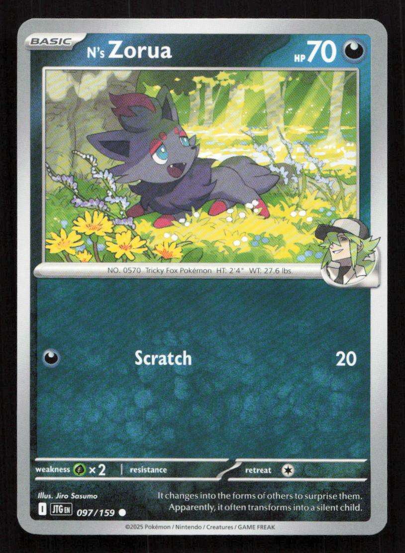 2025 Pokemon / Nintendo / Creatures / GAME FREAK N's Zorua - SV09: Journey Together