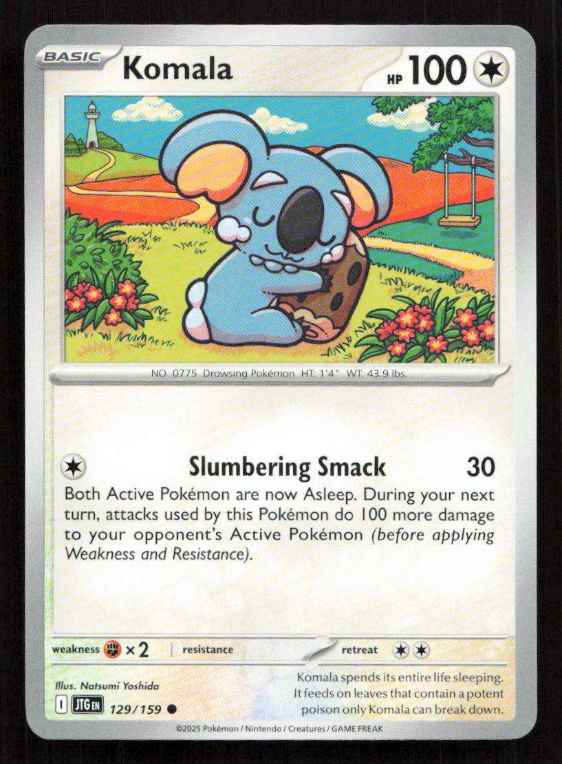 2025 Pokemon / Nintendo / Creatures / GAME FREAK Komala - SV09: Journey Together