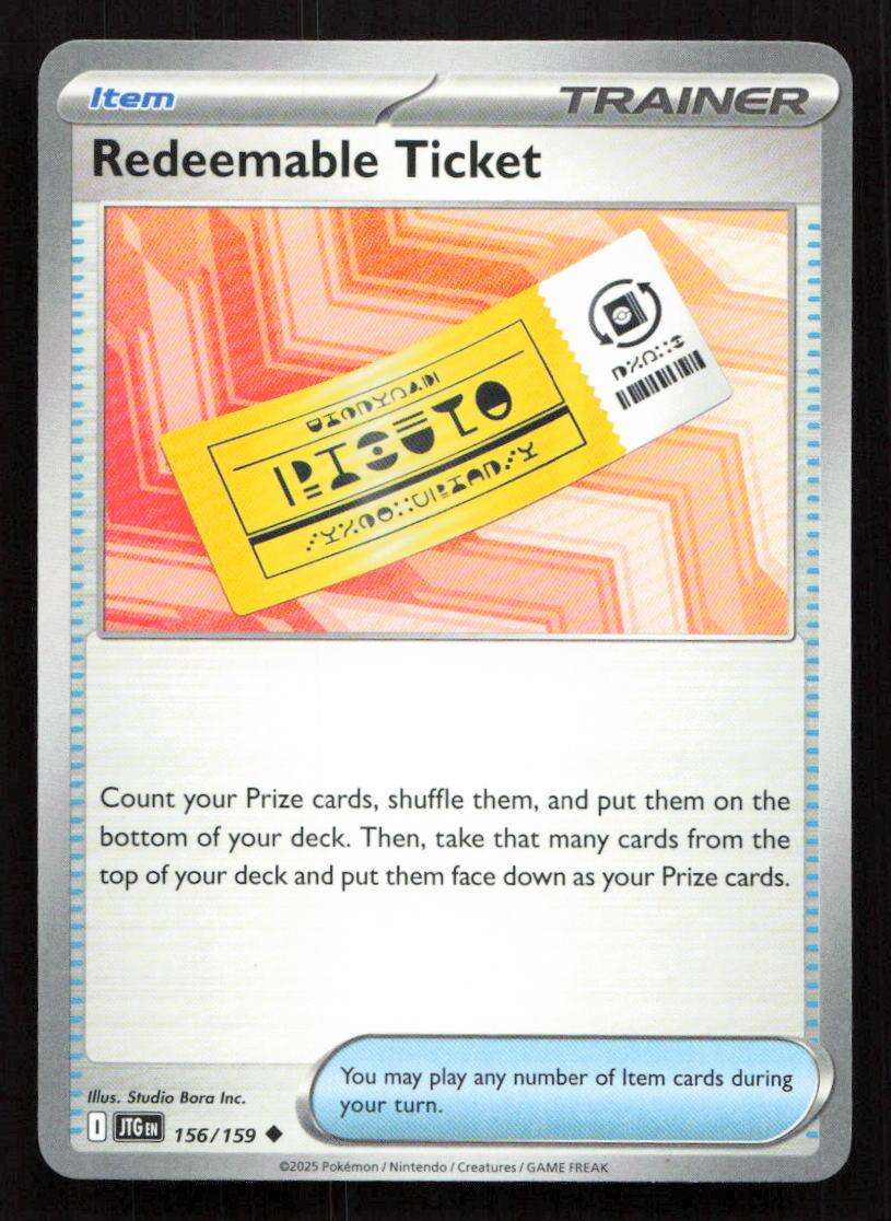 2025 Pokemon / Nintendo / Creatures / GAME FREAK Redeemable Ticket - SV09: Journey Together