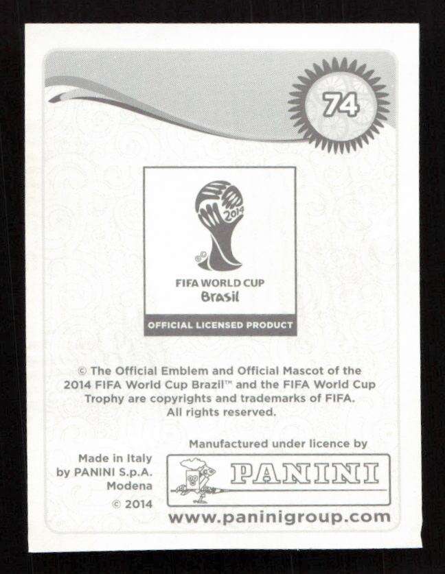 Panini FIFA World Cup Brasil Sticker Pack 5 Stickers