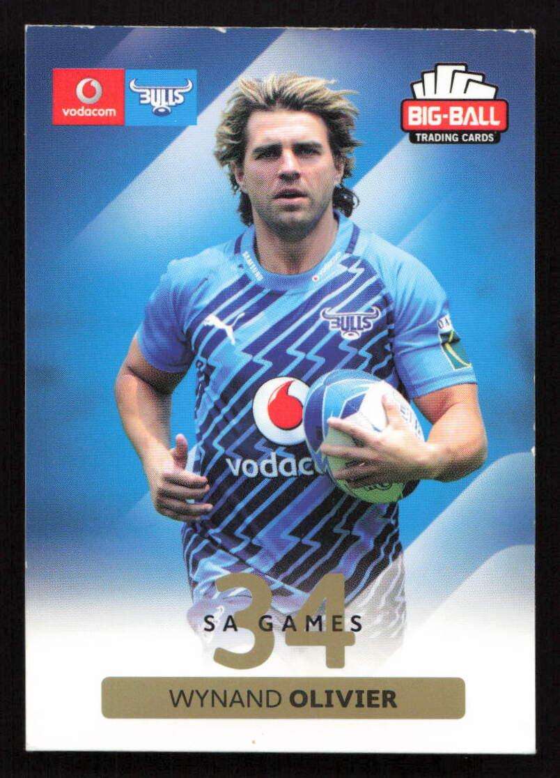 Big Ball 2012 Rugby Trading Card Card 047/248 Wynand Olivier