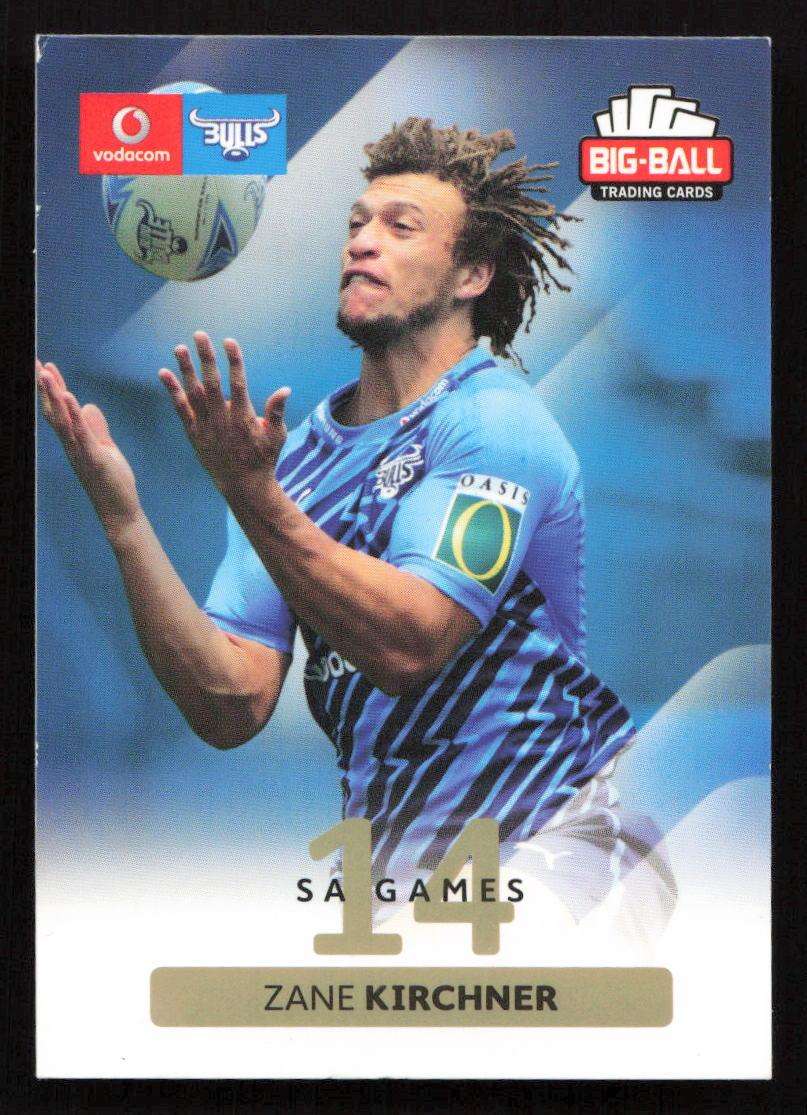 Big Ball 2012 Rugby Trading Card Card 048/248 Zane Kirchner
