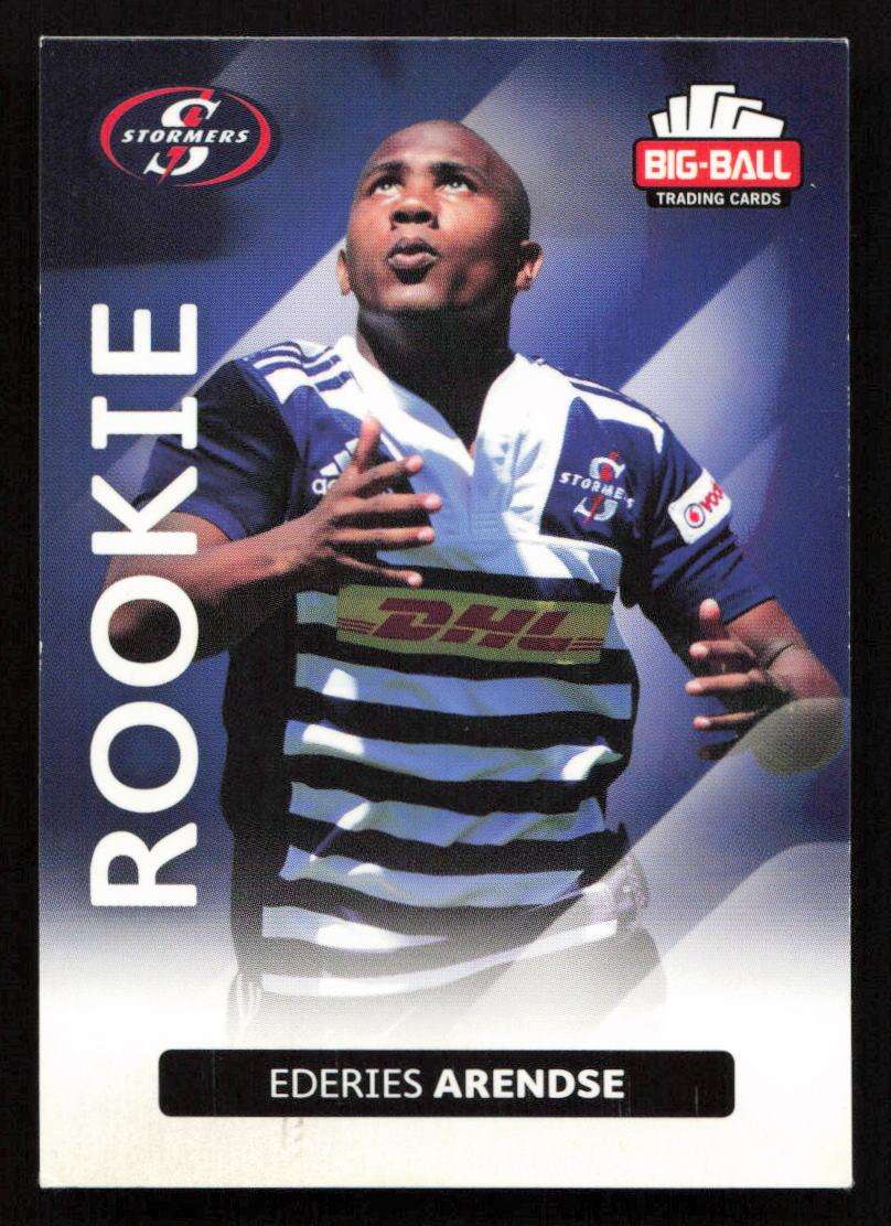 Big Ball 2012 Rugby Trading Card Card 174/248 Ederies Arendse