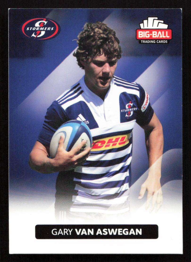 Big Ball 2012 Rugby Trading Card Card 176/248 Gary van Aswegan