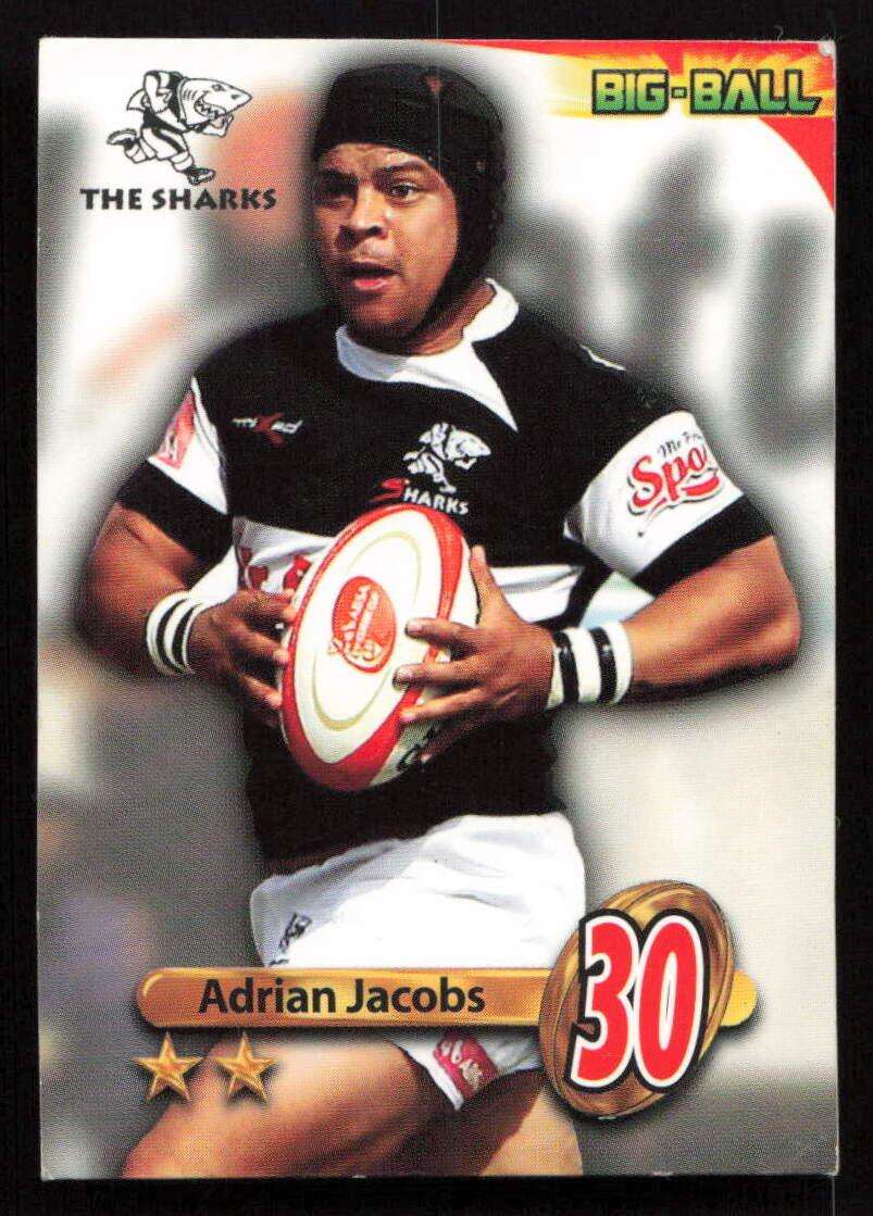 Big Ball 2010 Rugby Trading Card TS01 Adrian Jacobs