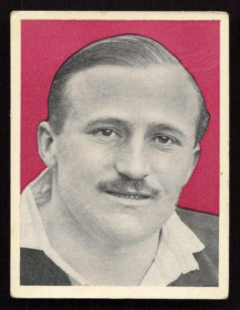 United Tobacco 1938 British Rugby Tour Cigarette Card 38 R. Leyland