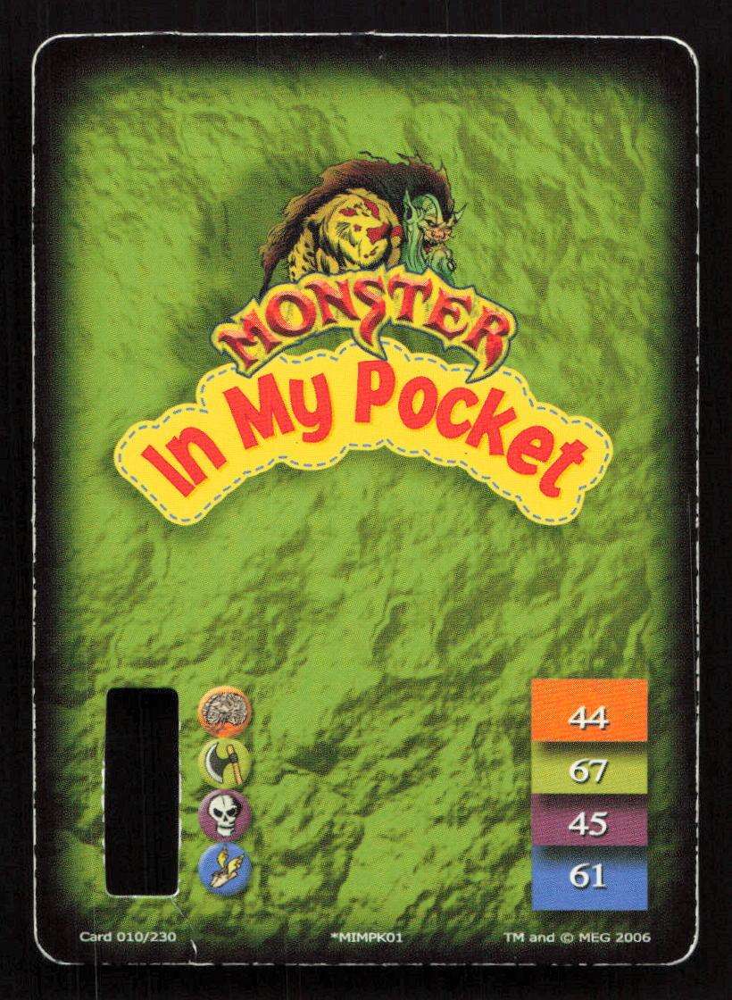 Monster In My Pocket Card 10