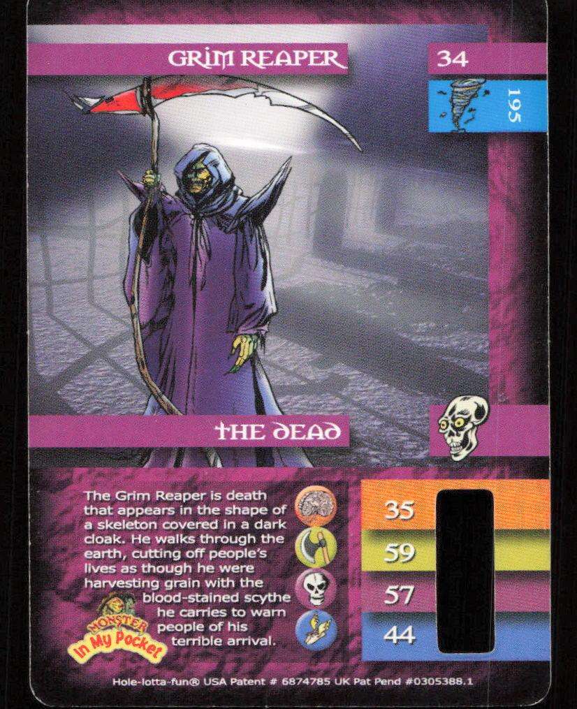 Monster In My Pocket Card 34