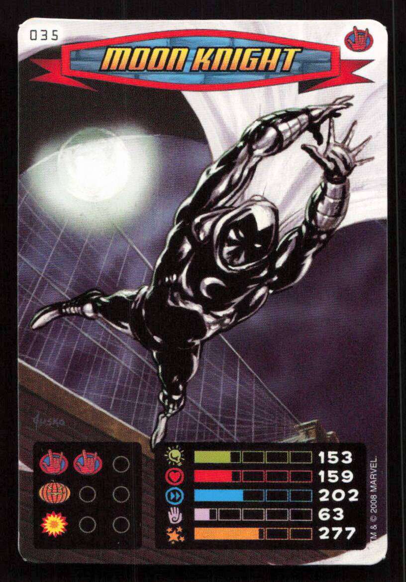 2008 Marvel Spider-Man Heroes & Villains - 035 Moon Knight