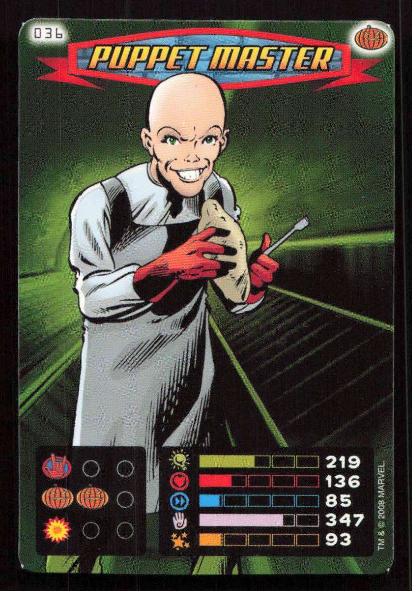 2008 Marvel Spider-Man Heroes & Villains - 036 Puppet Master