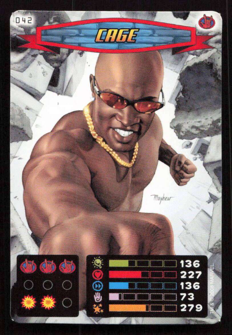 2008 Marvel Spider-Man Heroes & Villains - 042 Cage