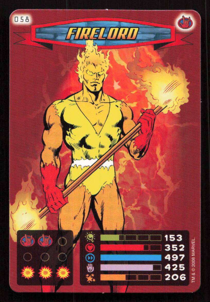 2008 Marvel Spider-Man Heroes & Villains - 058 Firelord