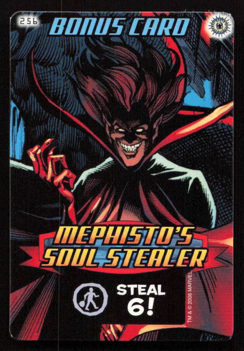 2008 Marvel Spider-Man Heroes & Villains - 256 Bonus Card Mephisto's Soul Stealer
