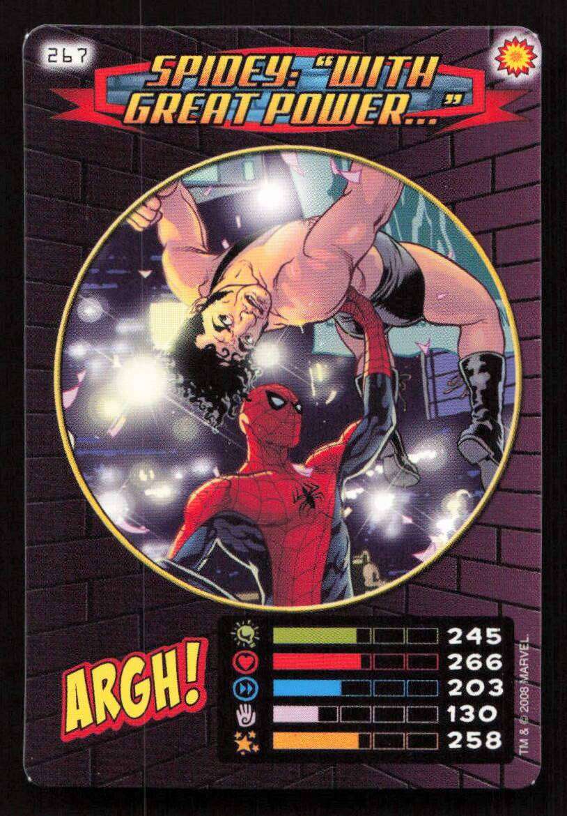 2008 Marvel Spider-Man Heroes & Villains - 267 Spidey: "With Great Power "