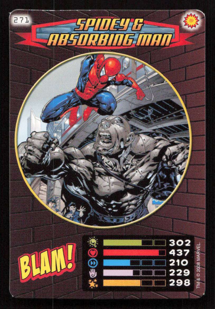 2008 Marvel Spider-Man Heroes & Villains - 271 Spidey & Absorbing Man