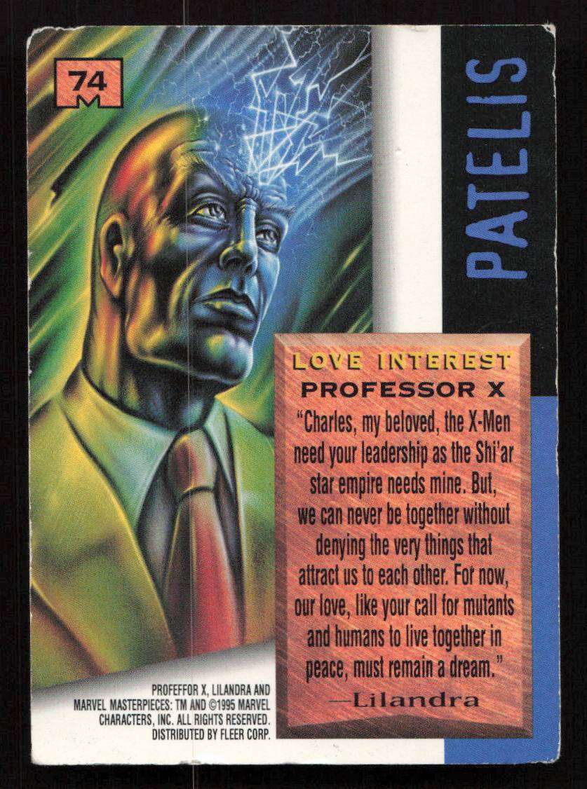 95 Marvel Masterpieces - 74 Professor X