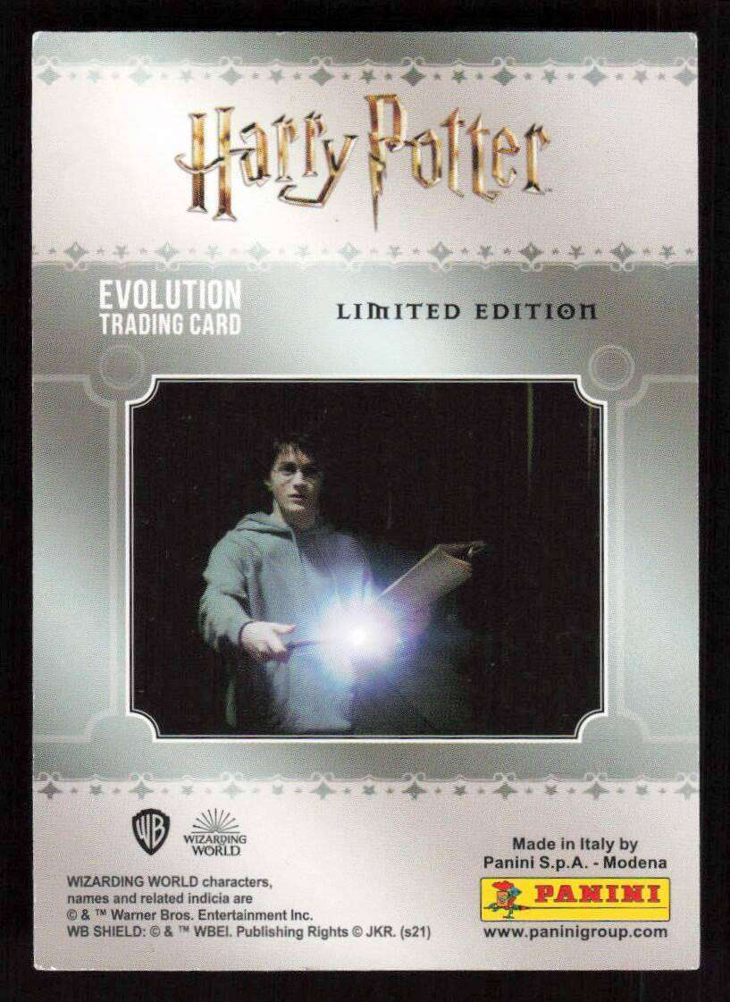 22 Panini Evolution Trading Cards - Harry Potter Card Limited Edition Card 2