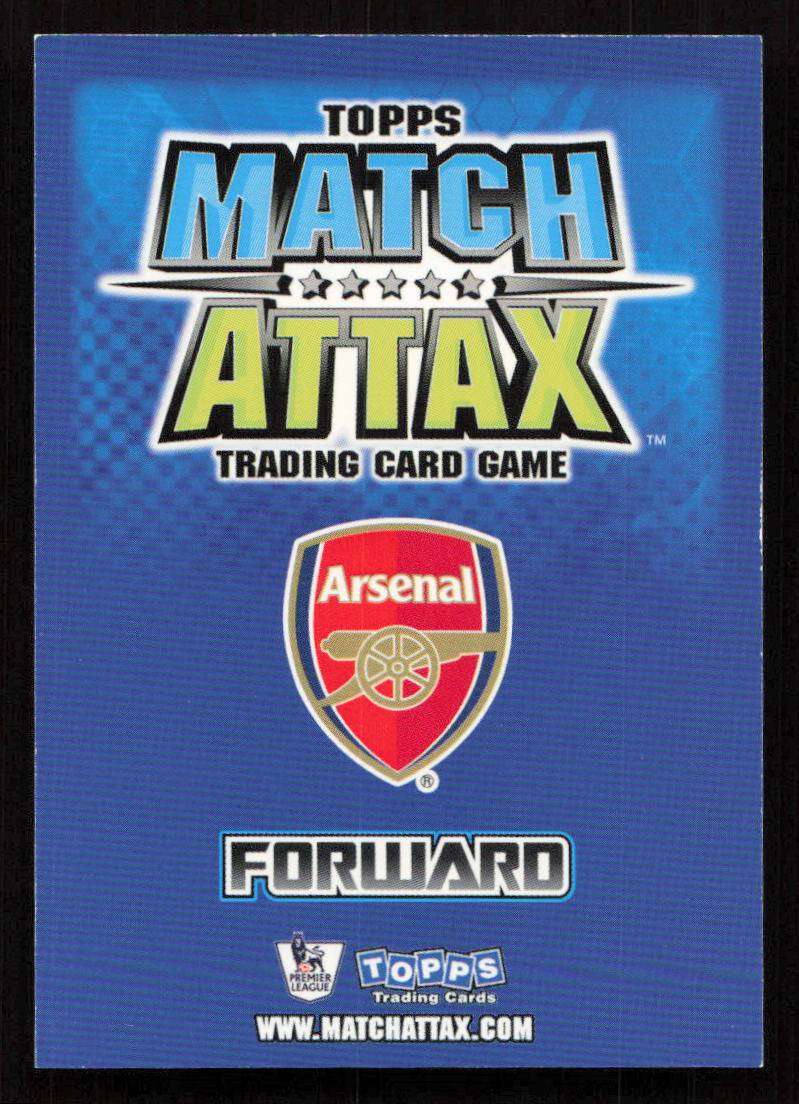 Topps Match Attax PL 2008/2009 Arsenal - Nicklas Bendtner