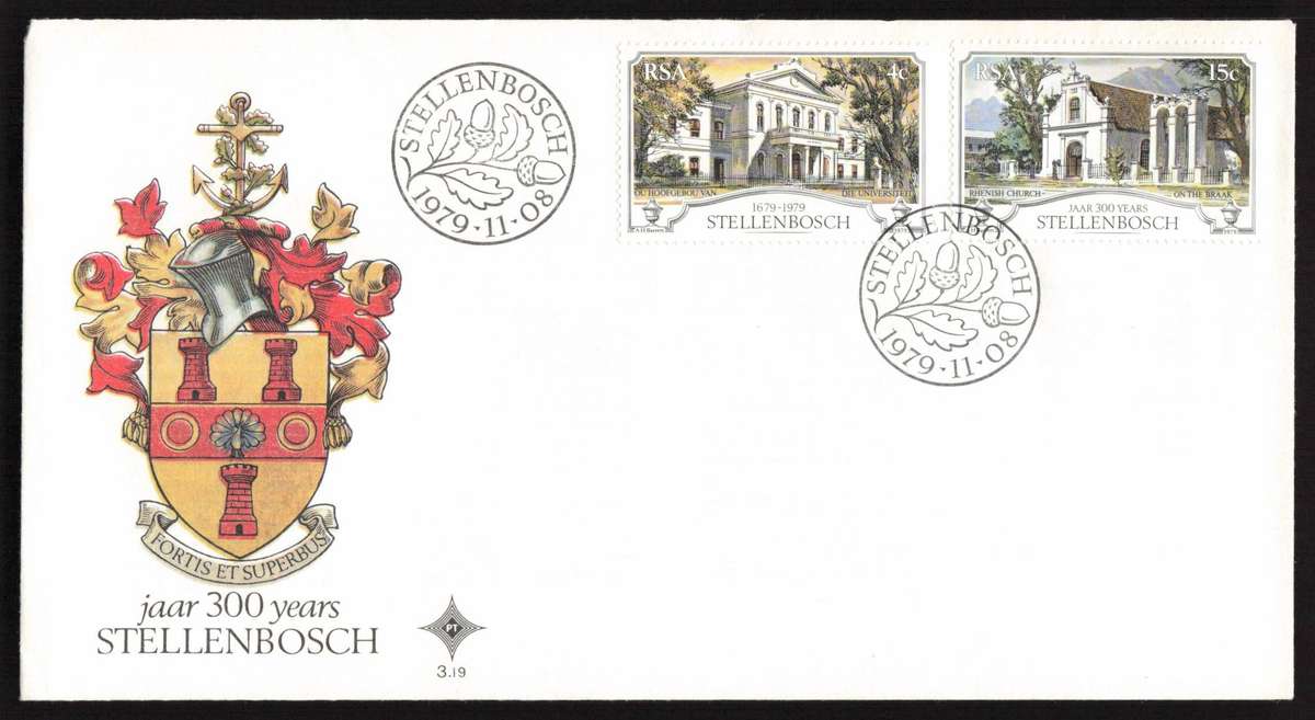 1979 RSA Stellenbosch FDC 3.19