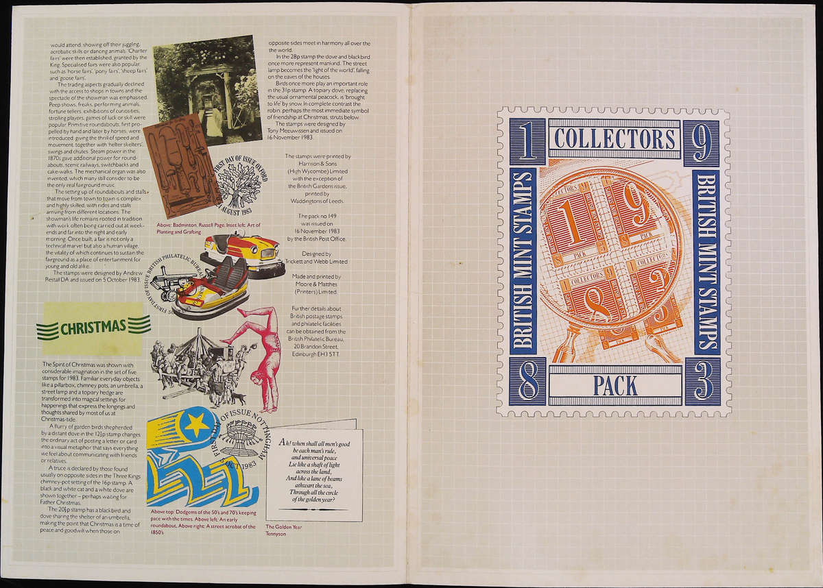 GB 1983/03/09 Collectors Pack Stamps
