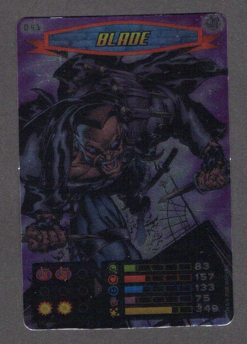 2008 Marvel Spider-Man Heroes & Villains - 041 Blade (Foil)