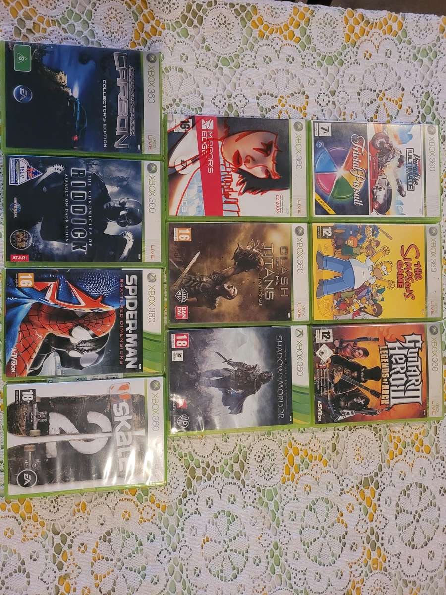 XBOX 360 GAMES BULK BUY OPPORTUNITY -TEN GAMES FOR ONE BID.