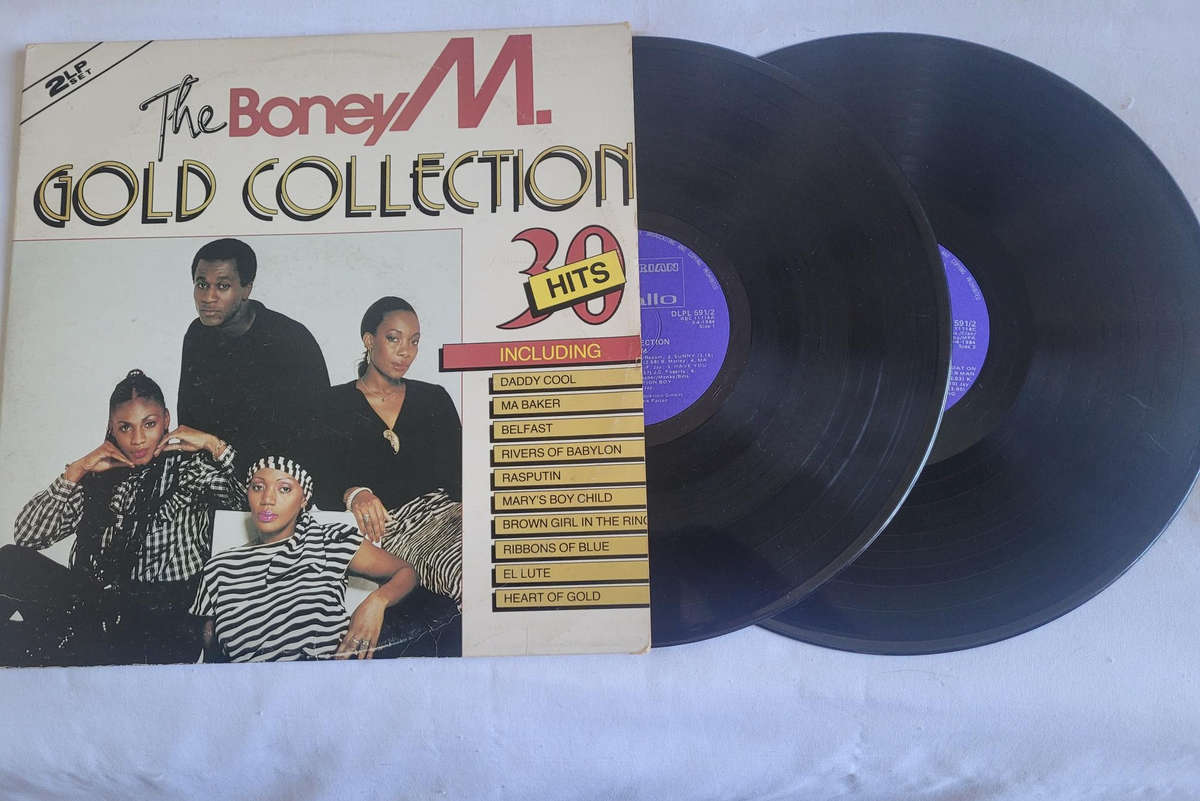 THE BONEY M GOLD COLLECTION, DOUBLE ALBUM, VINYL