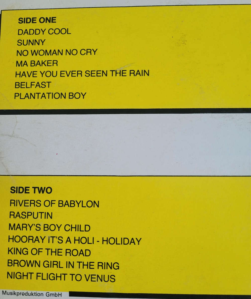 THE BONEY M GOLD COLLECTION, DOUBLE ALBUM, VINYL