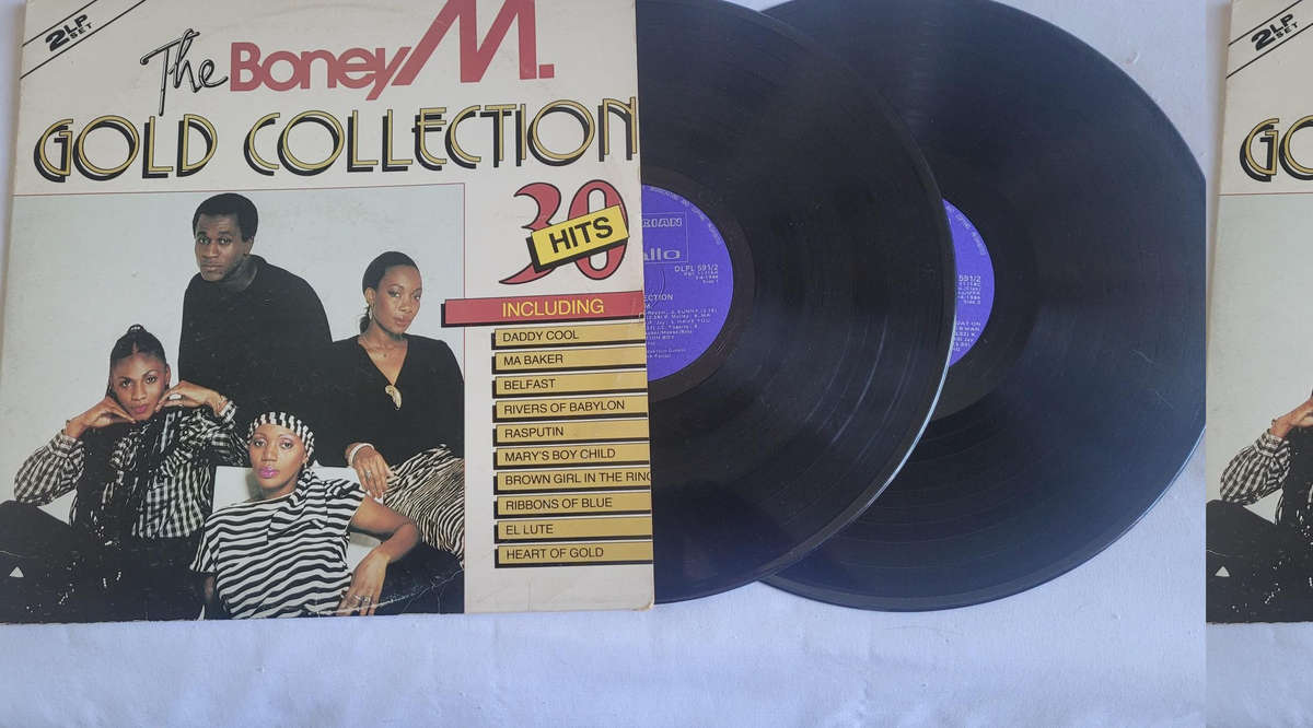 THE BONEY M GOLD COLLECTION, DOUBLE ALBUM, VINYL