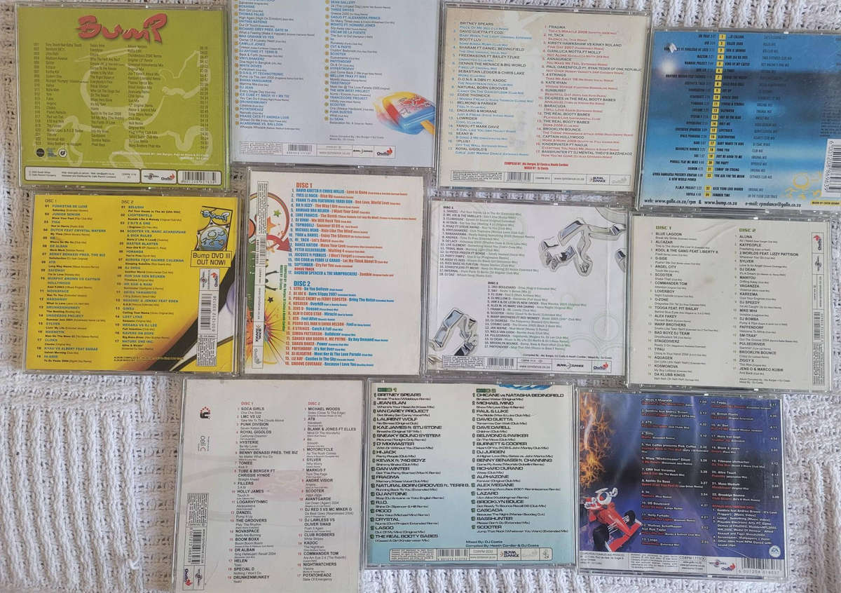 BUMP BY DJ COSTA-ELEVEN CD's (MAINLY DOUBLE) FABULOUS DANCE COLLECTION