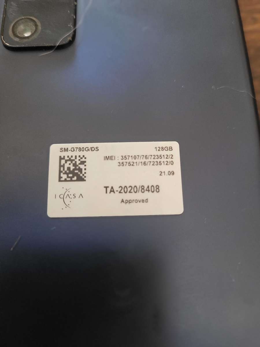 SAMSUNG GALAXY S20 FE 128GB DUAL SIM SMARTPHONE IN ORIGINAL BOX-EXCELLENT CONDITION