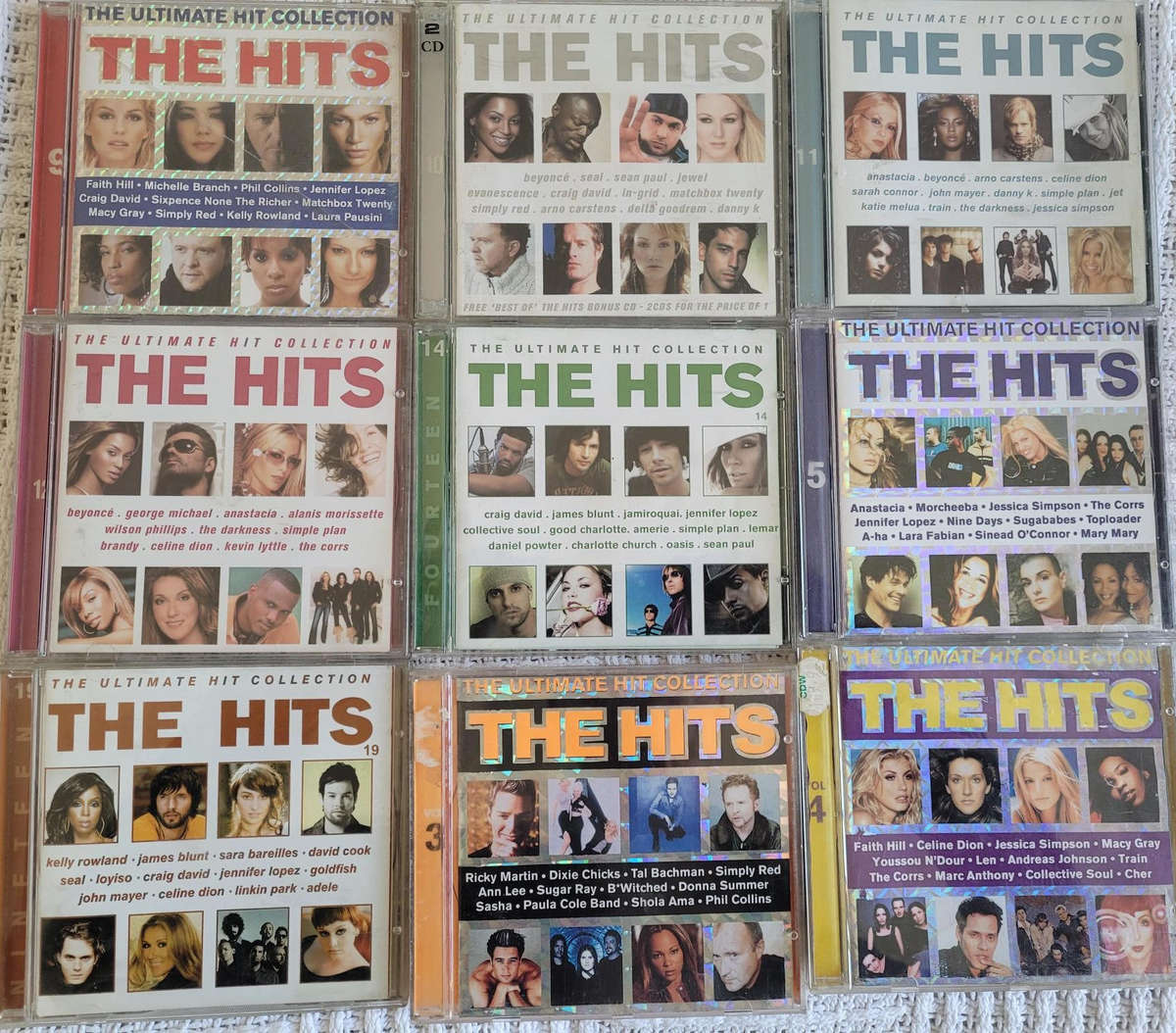 THE HITS-THE ULTIMATE HIT COLLECTION NINE OF THE BEST CD'S