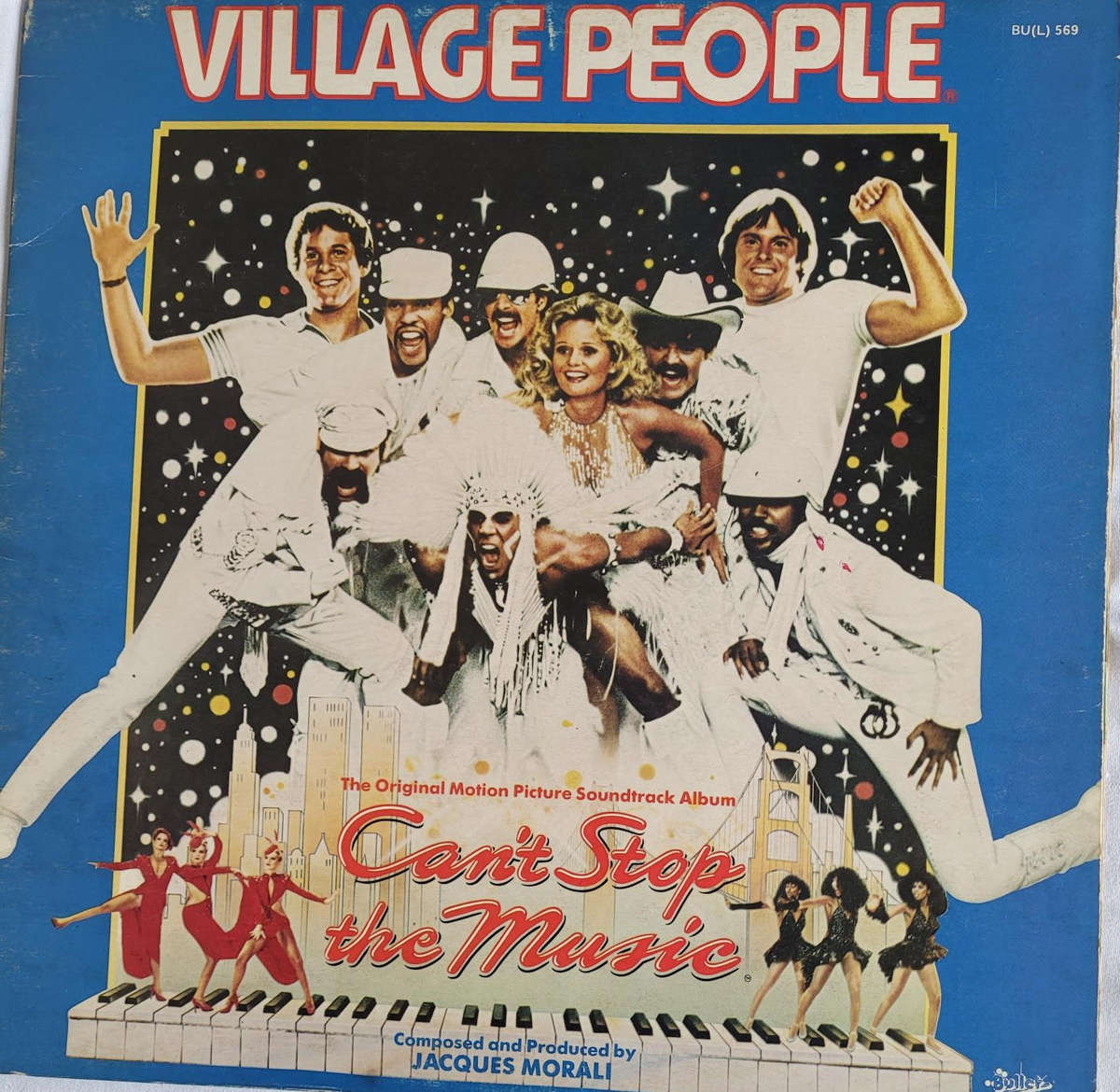 VILLAGE PEOPLE-CAN'T STOP THE MUSIC VINYL VERY GOOD