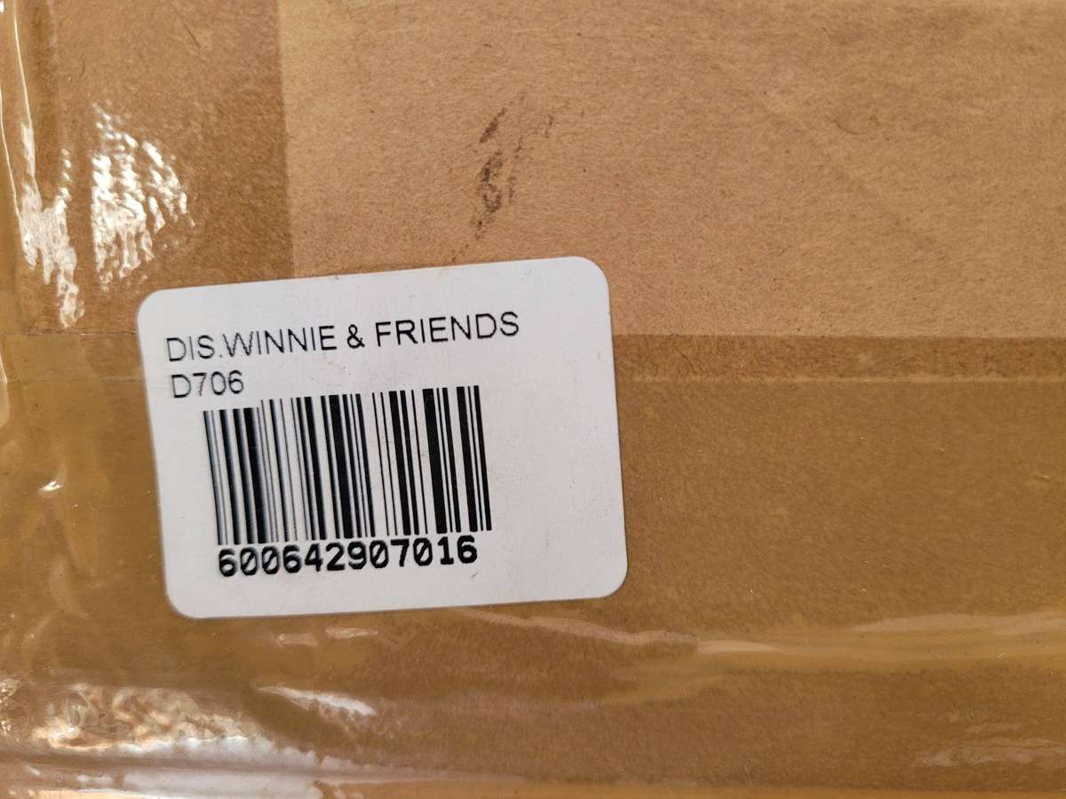 THREE CHEERS FOR POOH-AN ORIGINAL DISNEY FRAMED POSTER.