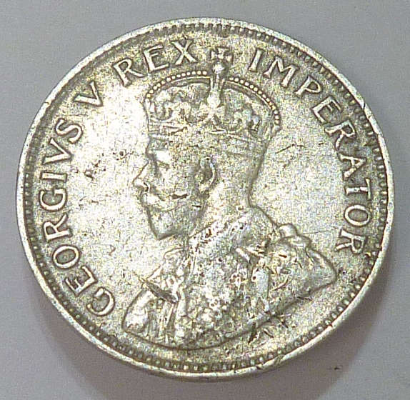 1923 Union SA 3 Pence - KM# A15 - Mintage 302,000