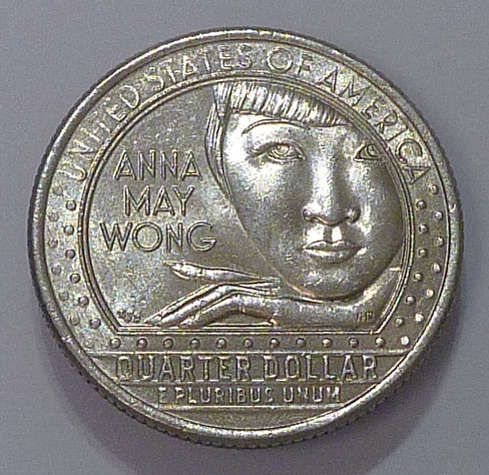 USA : 25c Quarter Dollar 2022-P `Anna May Wong`
