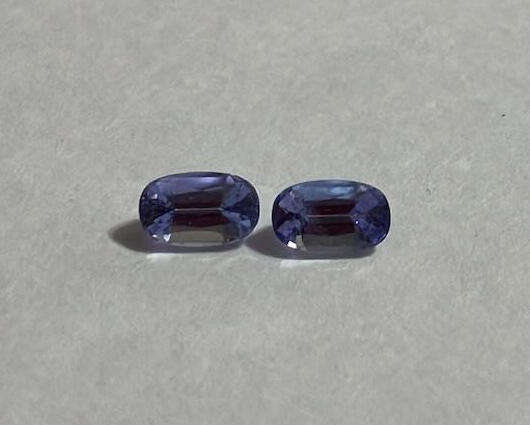 RARE! Blazing & Matched 0.60 ct. t.w. Oval Facet Tanzanite Gems for Earrings.