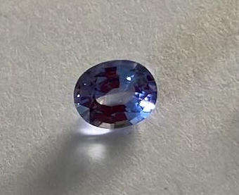 SPECTACULAR!! Oval Cut Tanzanite Gem in a Good Size at .55ct from Tanzania and RICH Color in Purple.