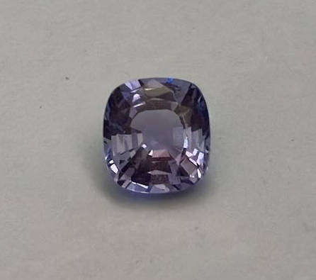 Exquisite Cushion Cut Tanzanite Gem in a Good Size at .80ct from Tanzania.