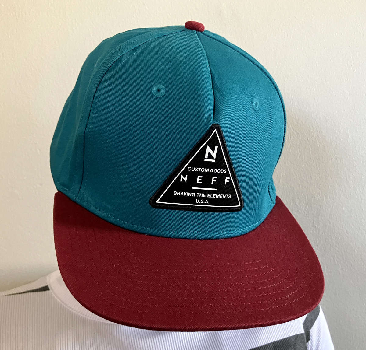 NEF SNAPBACK CLOSURE CAP, ONE SIZE FITS MOST, HIP-HOP, SURF, SKATE, IMPORTED U.S.A. NEW.