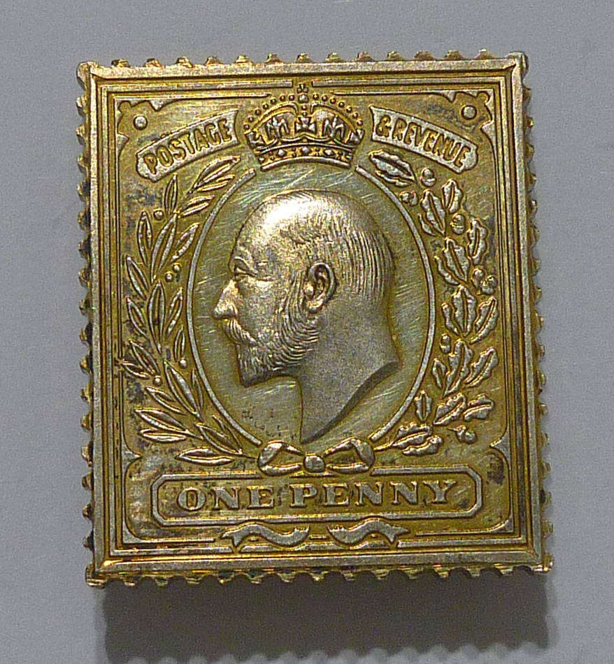 Sterling Silver Stamp Medallion. Replica No. 12 (10g)