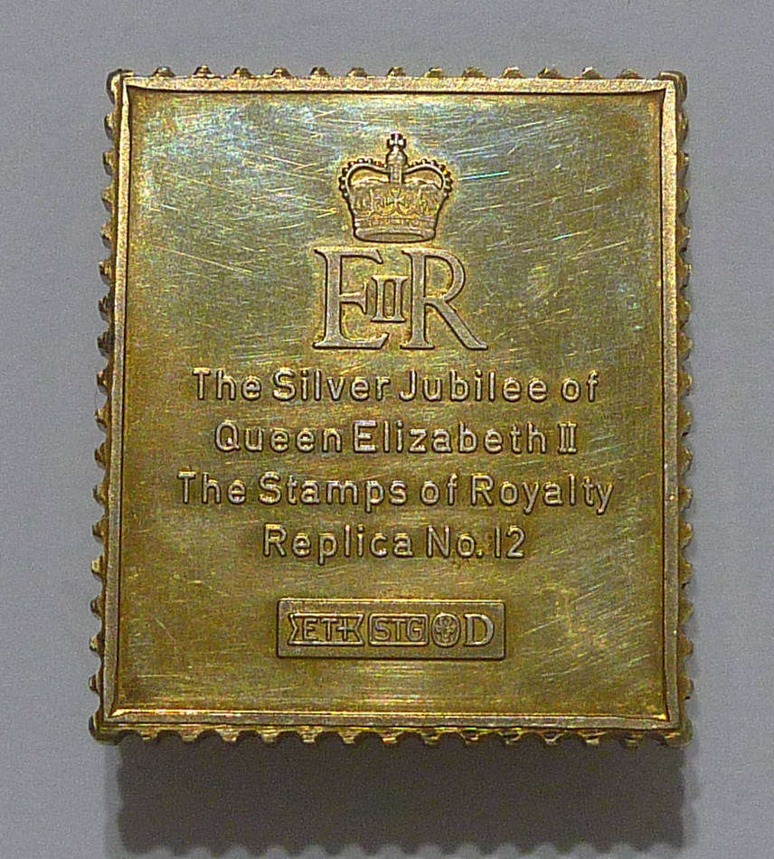 Sterling Silver Stamp Medallion. Replica No. 12 (10g)